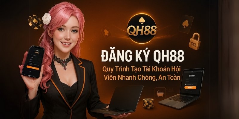 Tạo mật khẩu mạnh khi Đăng ký Qh88, đảm bảo an toàn tối đa.
