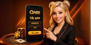 Giao diện ứng dụng QH88 tải app, trực quan và dễ dùng.